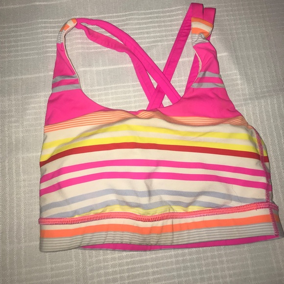 lululemon athletica Other - striped lululemon sports bra